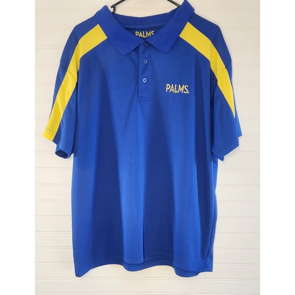 Las Vegas Mens XL Palms Polo Golf Shirt Knit Embroidered Short Sleeve